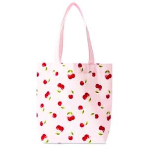 Victoria's Secret PINK Reusable Cherry Tote Bag NWT